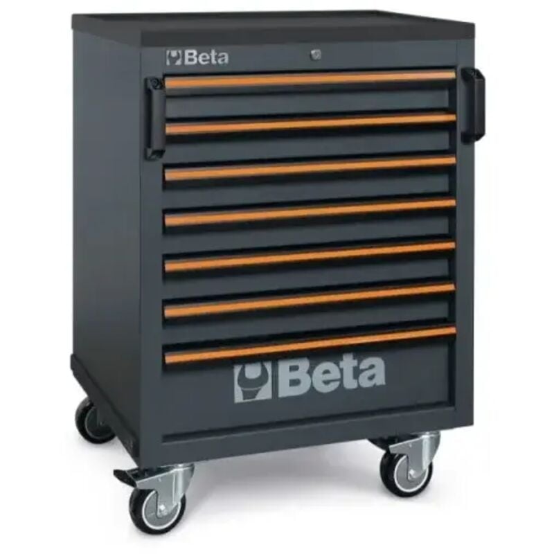 foto del prodotto c45pro 2.0 c7 cassettiera mobile a 7 cassetti per arredo officina beta