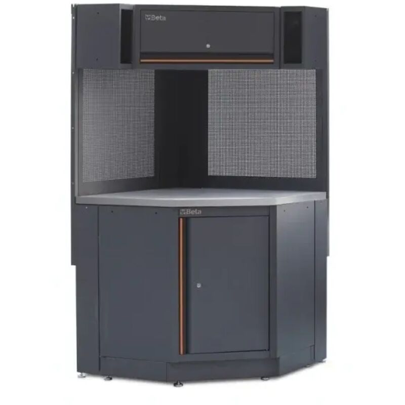 foto del prodotto c45pro 2.0 corner x modulo angolare completo autoportante per arredo officina beta