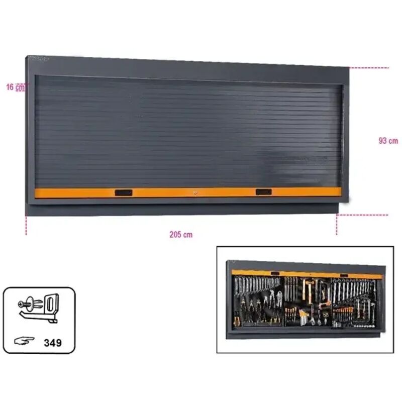 foto del prodotto c55p parete portautensilie racing system rsc55 - beta