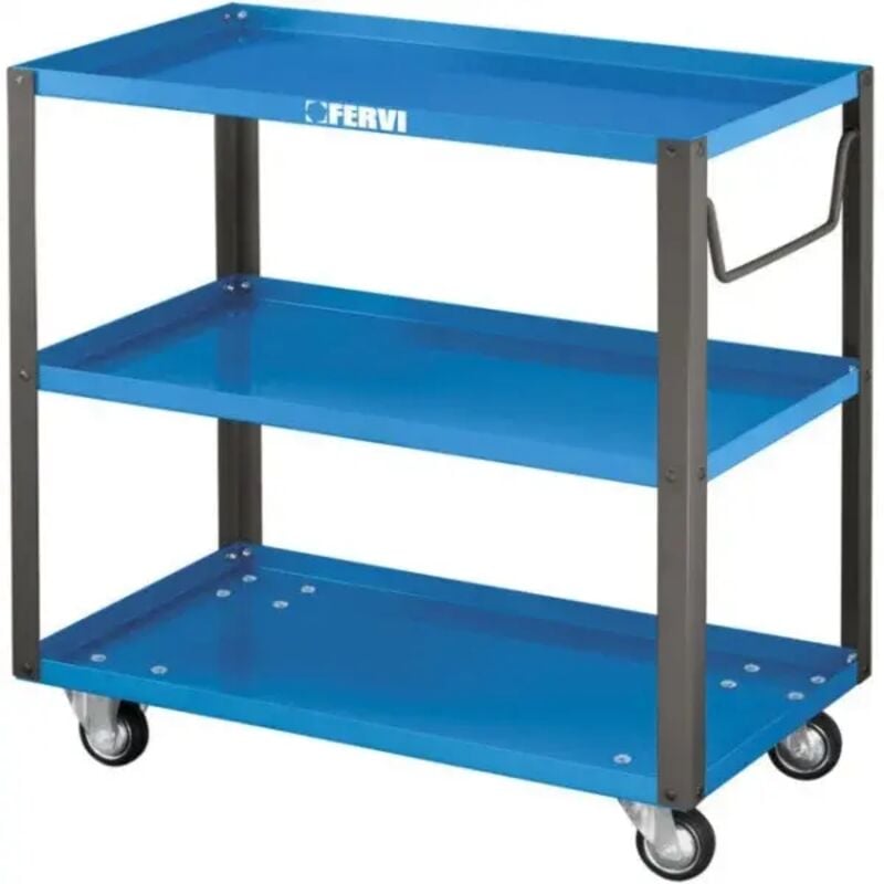 foto del prodotto c650 carrello a tre vasche fervi