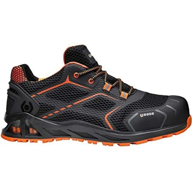 foto del prodotto ca b1004 0wa.46 scarpe antinfortunistiche, nero arancione base protection