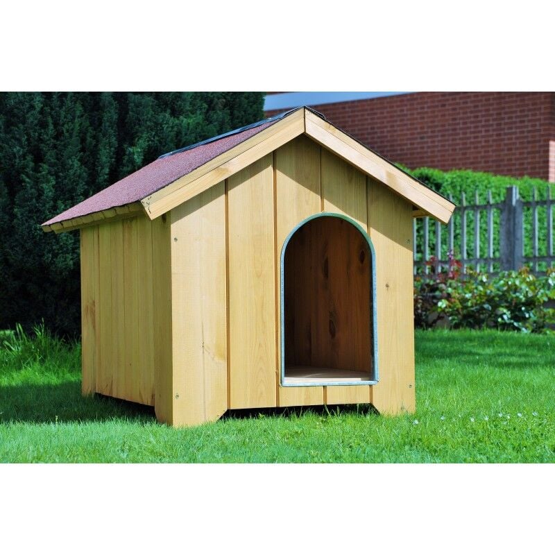 foto del prodotto cabex crealegno cuccia per cani in legno, doghe spessore 16mm serie super dog mod. 500 04 120008