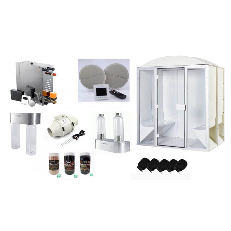foto del prodotto cabina completa 4 postier pro hammam 190 x 130 x 225 cm in acrilico desineo