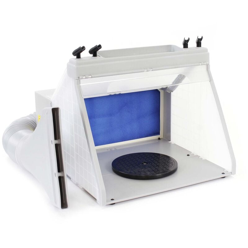 foto del prodotto cabina di aspirazione per verniciatura ad aerografo, con porta utensili e led 4 m /min, paint station - wiltec