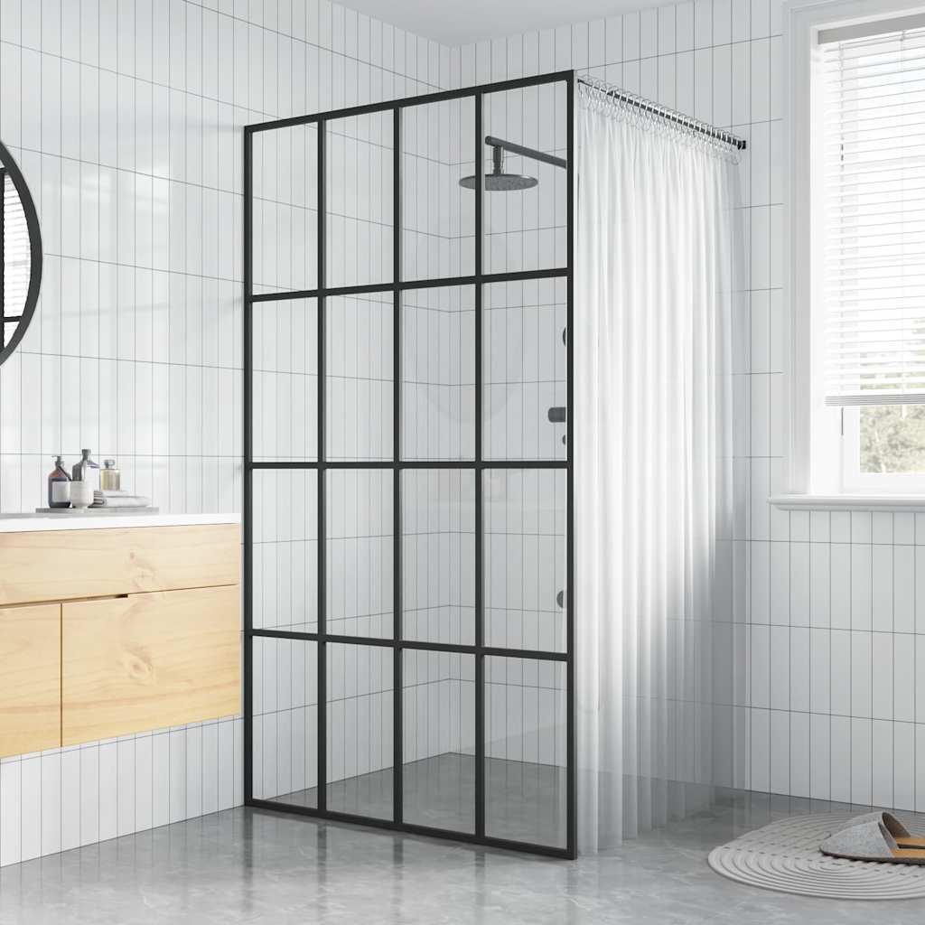 foto del prodotto cabina doccia con vetro temperato trasparente 100x195 cm cod mxl 51556