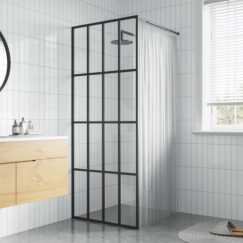 foto del prodotto cabina doccia con vetro temperato trasparente 90x195 cm cod mxl 47535