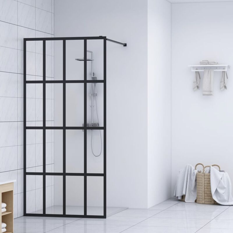 foto del prodotto cabina doccia con vetro temperato trasparente 90x195 cm vidaxl 110844