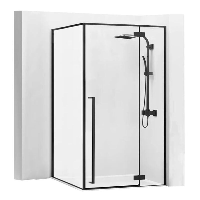 foto del prodotto cabina doccia fargo 80x100 nero opaco