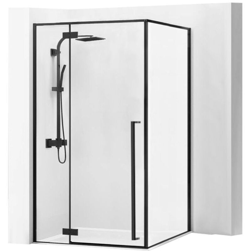 foto del prodotto cabina doccia fargo 90x120 black mat