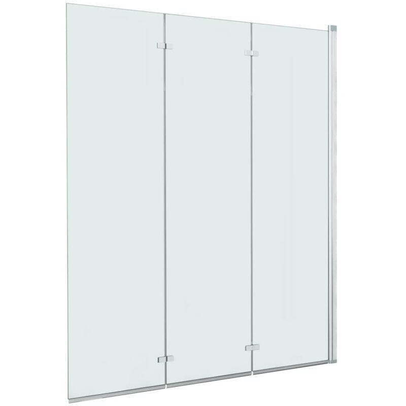 foto del prodotto cabina doccia pieghevole 3 pannelli schermo pieghevole schermo doccia bagno doccia wc mobile interno casa esg 130 x 138 cm 020003138