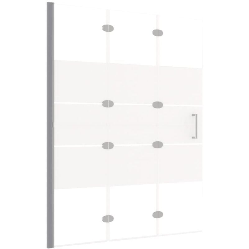 foto del prodotto cabina doccia pieghevole per vasca, parete per doccia, vasca da bagno, bagno, interno casa, esg, 100 x 140 cm, bianco
