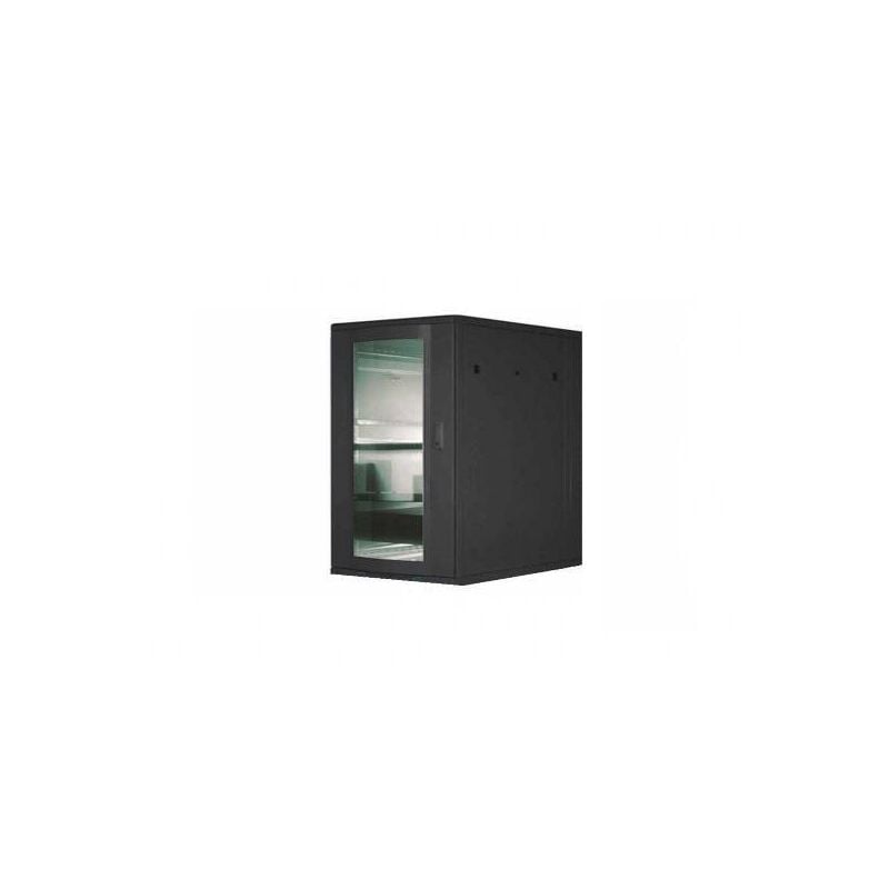 foto del prodotto cabinet de network, rack de 19 inch, 9u, montaggio a parete, profondità 600 mm, capacità de carico 100 kg, serie unique, nero - digitus