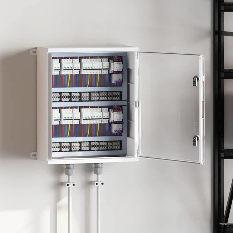 foto del prodotto cabinet di controllo ip65 impermeabile grigio 50x22x60 cm plastica abs vidaxl