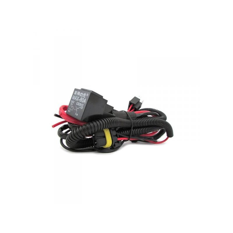 foto del prodotto cablaggio rele relay 24v 80a stabilizzatore corrente per lampada xenon h7 h1 h3 h4 mono xenon del camion