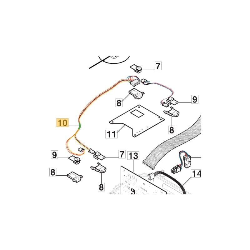 foto del prodotto cablaggio sensori originale stiga robot tagliaerba rasaerba a1500 122063023 0