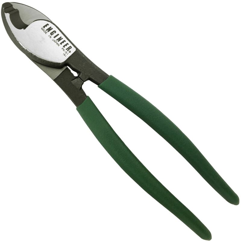 foto del prodotto cable shears cutters for clean cutting of thick electrical cable, coax nylon rope. made in japan .electricians etc engineer pk 51
