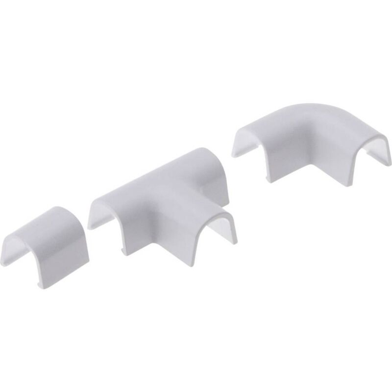 foto del prodotto cablefix 3210wei canalina passacavi collegamento canaline 10 pz. bianco