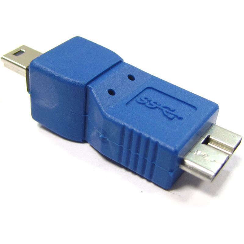 foto del prodotto cablematic adattatore usb 3.0 a usb 2.0 micro usb b maschio a maschio mini usb b
