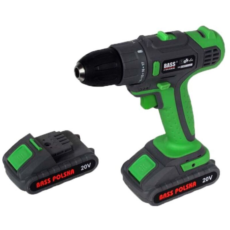 foto del prodotto cacciavite a batteria agli ioni di litio da 20 v 2 batterie