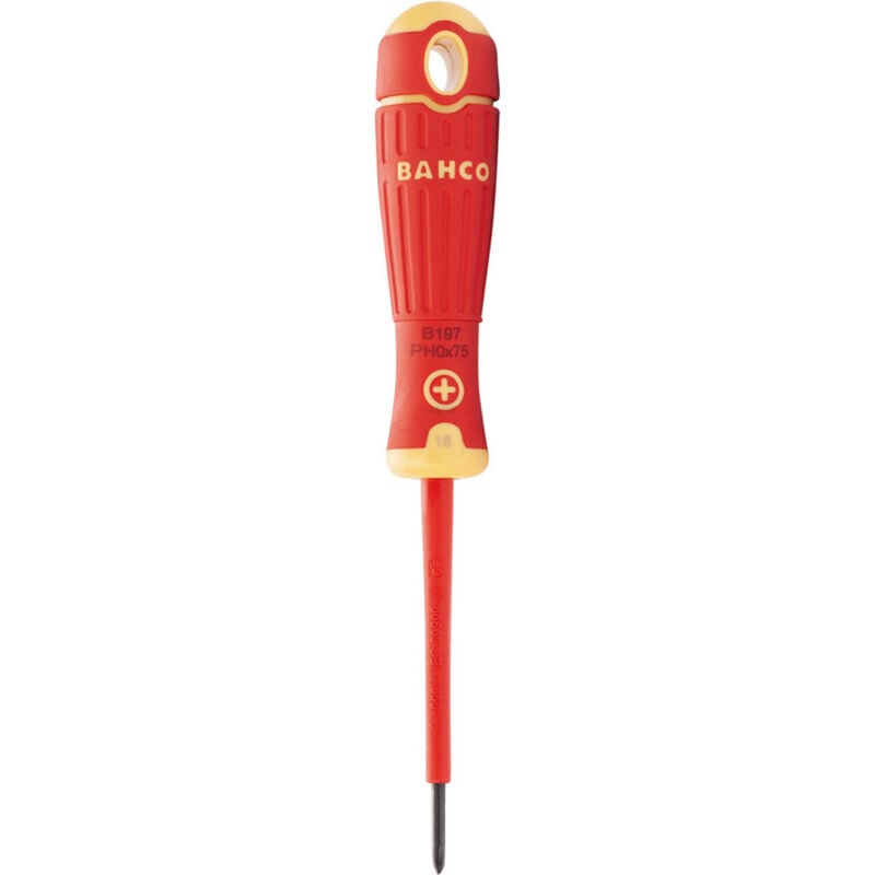 foto del prodotto cacciavite a croce bahco fit isolato ph2 x 100 mm