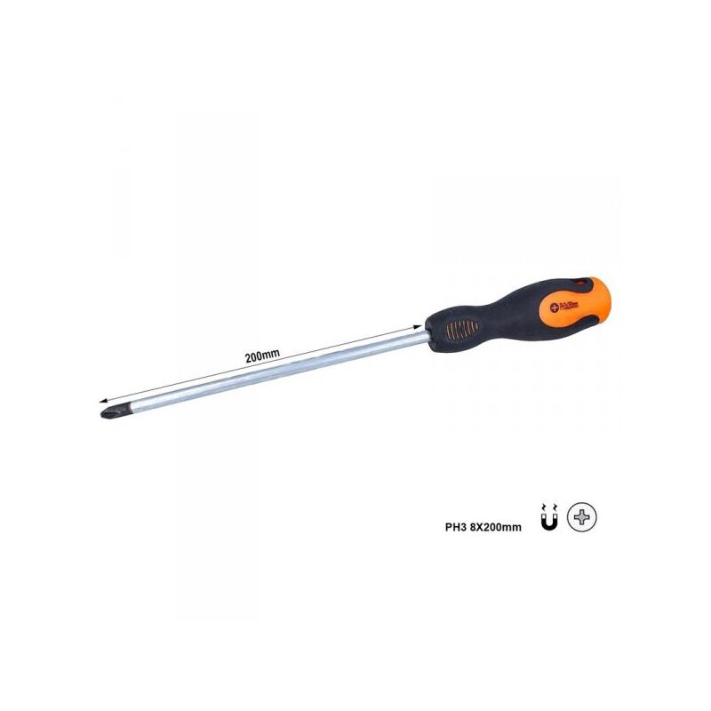 foto del prodotto cacciavite a croce ph3 8x200mm con punta magnetica