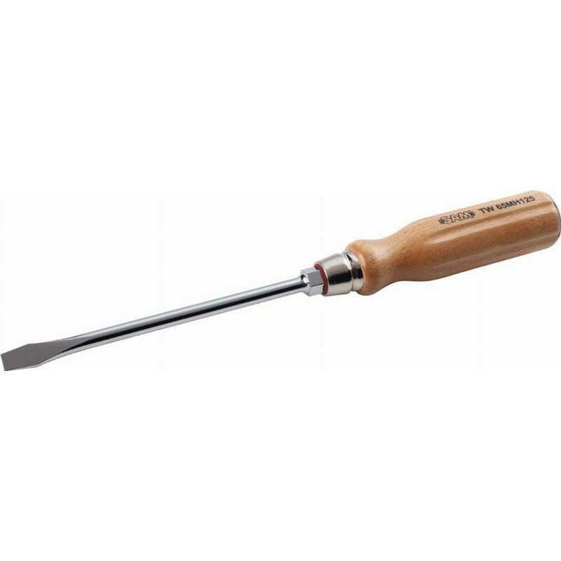 foto del prodotto cacciavite a taglio in legno sam 6,5x125 tw65mh125