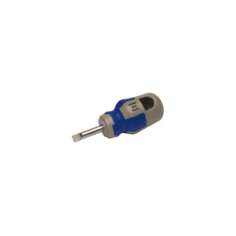 foto del prodotto cacciavite allestitore bocca dritta manico bi materiale 6.5x25mm 408 6.5 25 irimo
