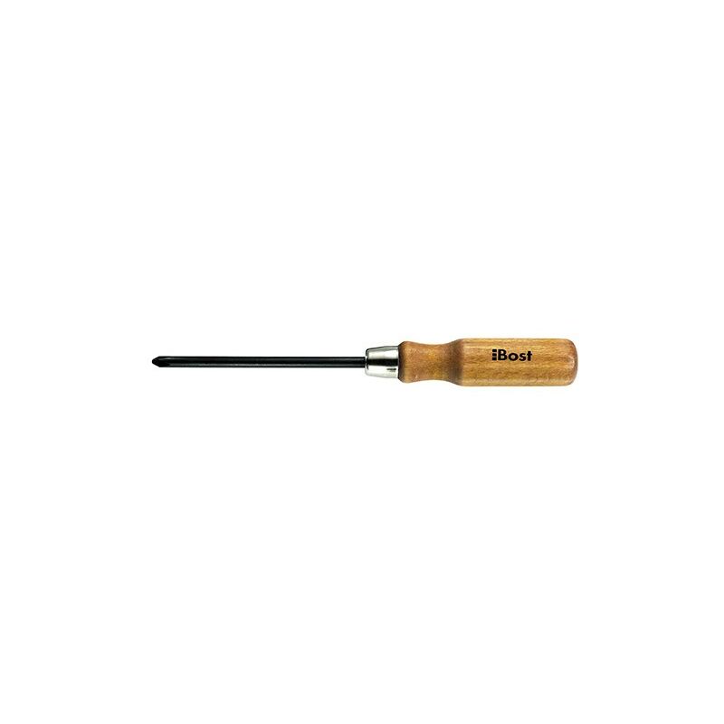 foto del prodotto cacciavite bost manico in legno - lama a croce - 5 x 100 mm - 604050
