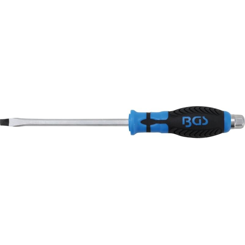 foto del prodotto cacciavite con attacco esagono esterno fessura 8 mm lunghezza lama 150 mm