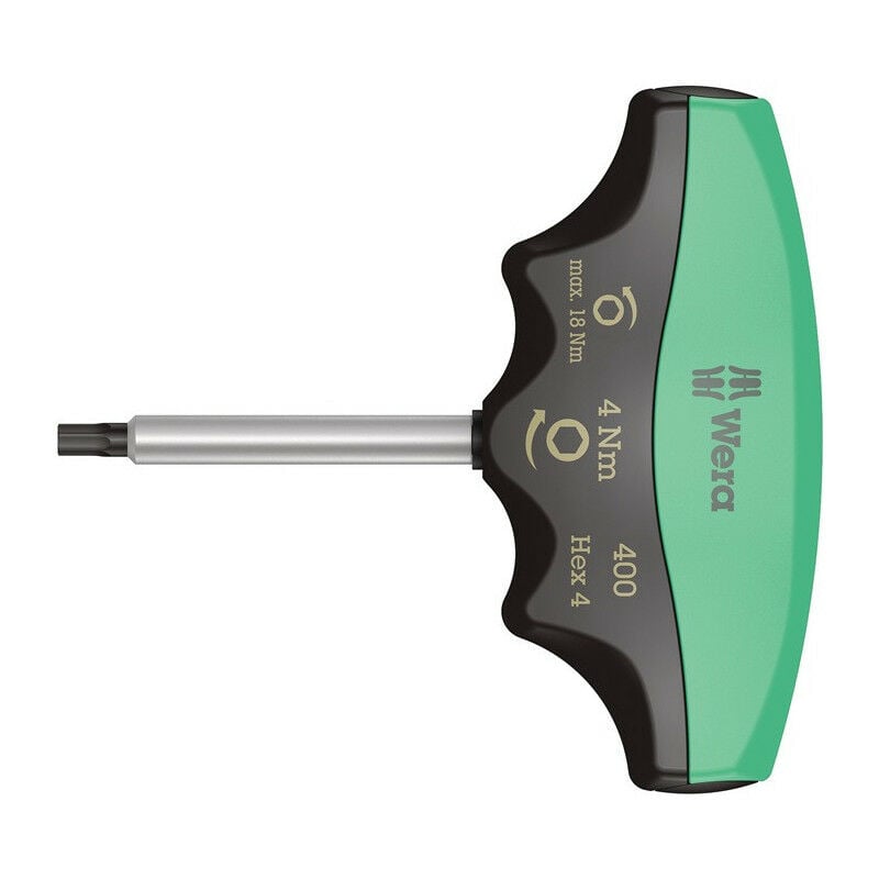 foto del prodotto cacciavite dinamometrico 400 hex 6kt 4mm 4 nm impostazione fissa wera