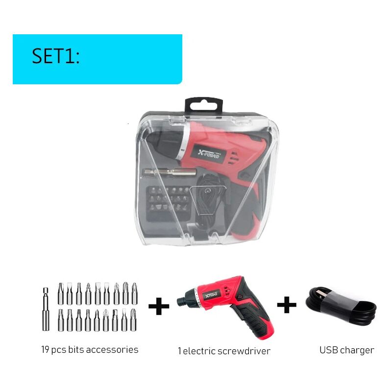 foto del prodotto cacciavite elettrico a batteria da 3,6 v batteria al litio ricaricabile, trapano multifunzione