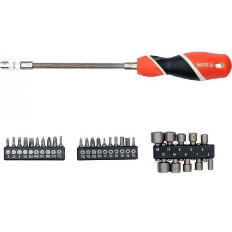 foto del prodotto cacciavite flessibile con punte intercambiabili yt-25972 yato