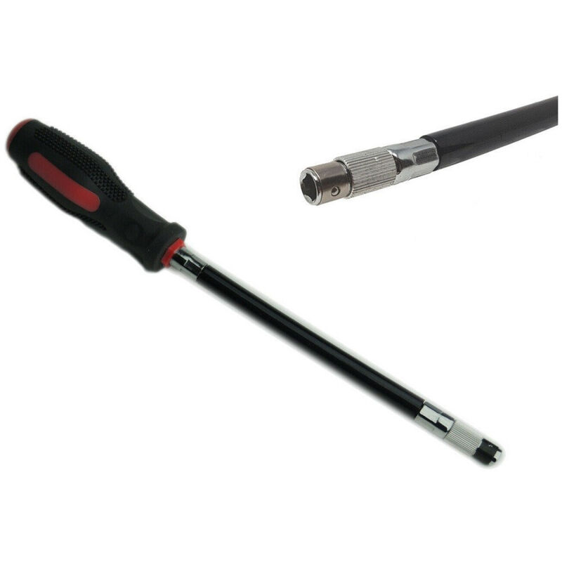 foto del prodotto cacciavite giravite flessibile da 300 mm a mandrino rapido femmina trade shop traesio