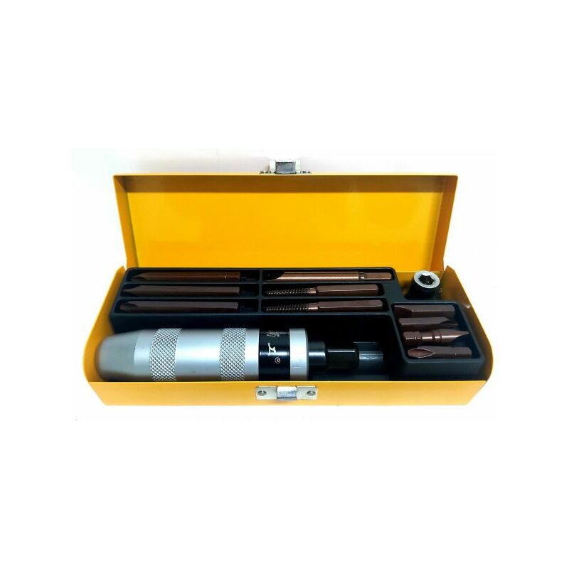 foto del prodotto cacciavite impatto 1/2 percussione viti bulloni professionale 12 pezzi