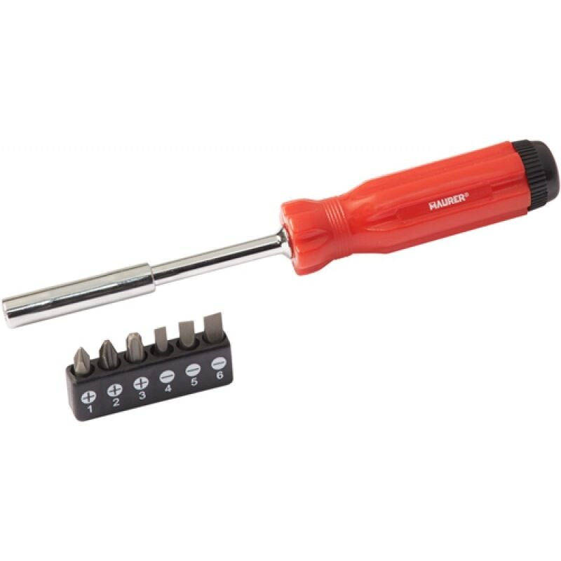 foto del prodotto cacciavite magnetico maurer 6 bits cf. in blister