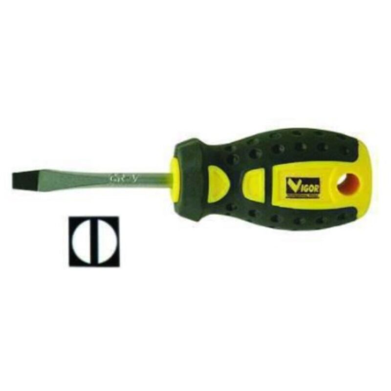 foto del prodotto cacciavite nano piatto in acciaio cromo vanadio 4x40mm vigor