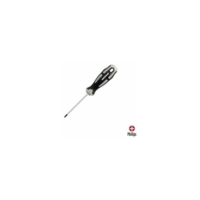 foto del prodotto cacciavite phillips ph 0 3.0x75mm acciaio s2 e impugnatura in tpr din5262