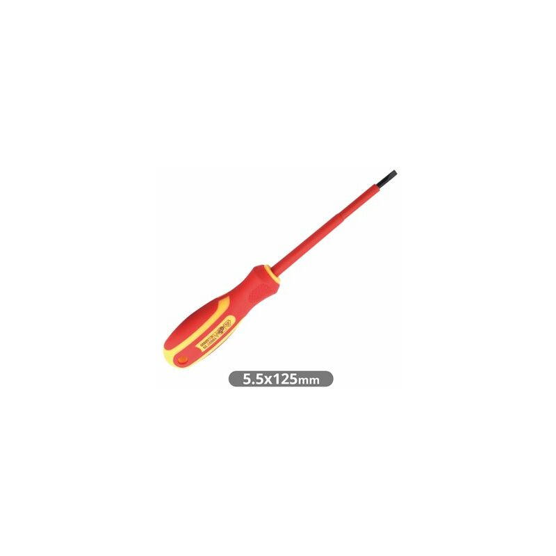 foto del prodotto cacciavite piatto isolato 5x150mm