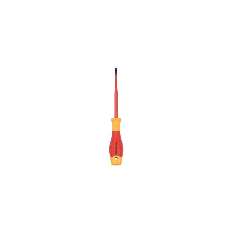 foto del prodotto cacciavite piatto isolato vde 0,5 x 3 x 100 mm workpro