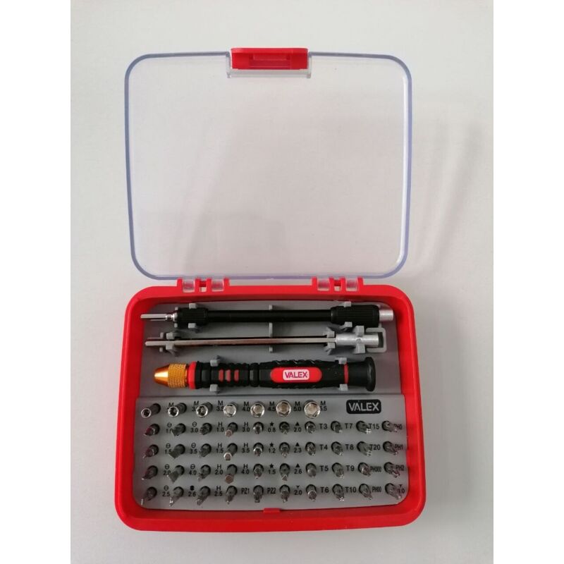 foto del prodotto cacciavite portainserti di precisione serie 51 pezzi inserti 1453496 valex