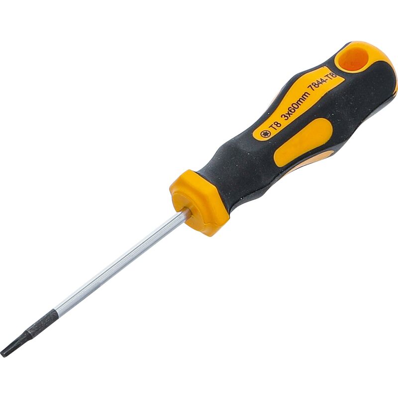 foto del prodotto cacciavite profilo a t per torx t8 lunghezza della lama 60 mm