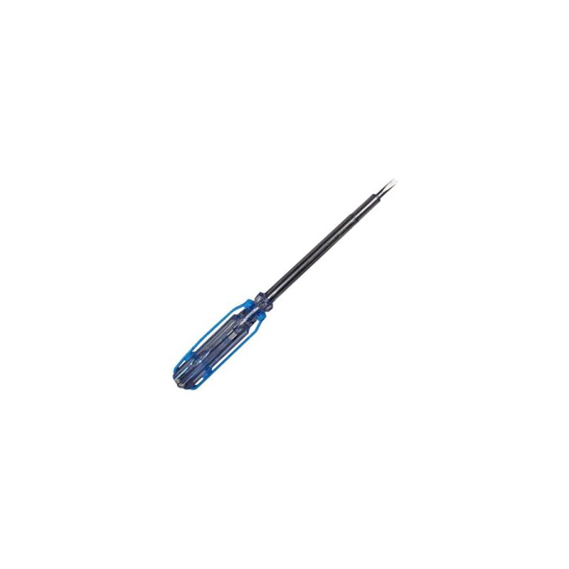 foto del prodotto cacciavite tester in nero e blu 19cm ac 110 250v benson