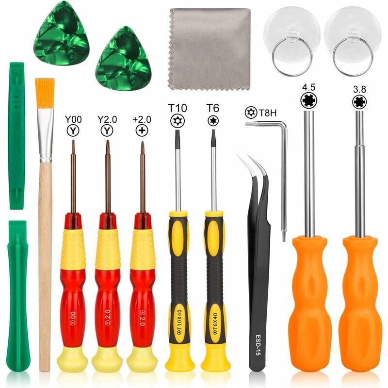 immagine 0 del prodotto cacciavite triwing per interruttore kit di strumenti di riparazione completo professionale cacciavite triwing 17 in 1 per interruttore