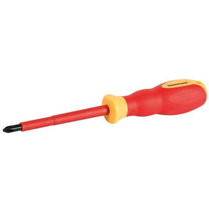 foto del prodotto cacciavite vde phillips per elettricista con impugnatura isolato silverline