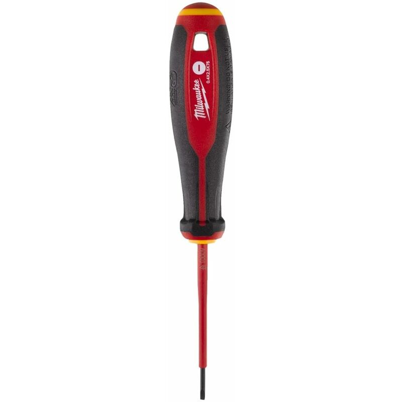 foto del prodotto cacciavite vde trilobo piatto impronta raffinata milwaukee4932478712 da 0,4 x 2,5 x 75 m m