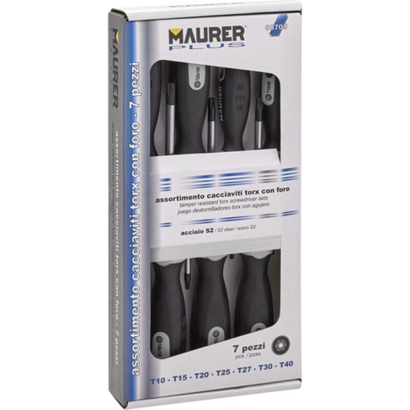 foto del prodotto cacciaviti torx maurer plus serie 7pz s2 cf. blister