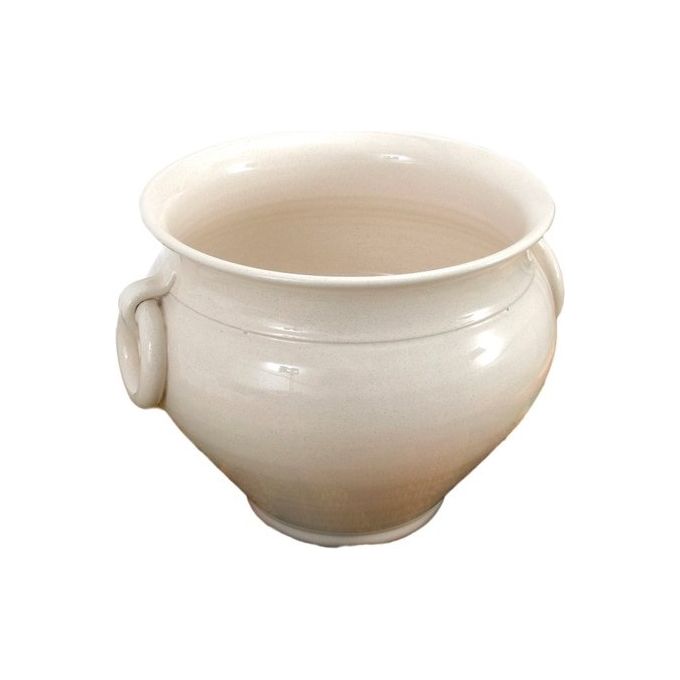 foto del prodotto cachepot 25 bianco con anelli