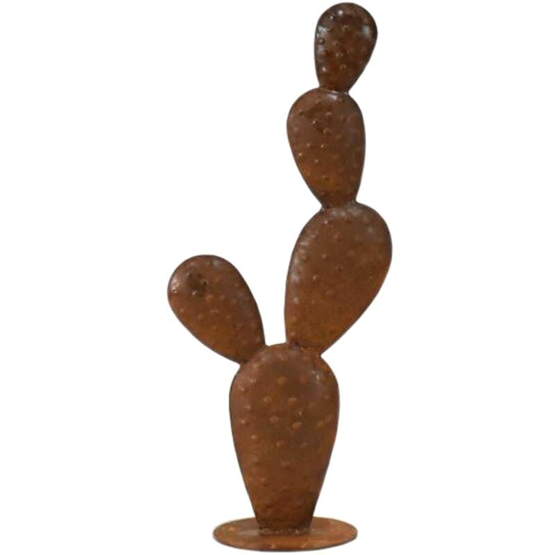 foto del prodotto cactus decorativo in metallo in stile rustico per la casa e il giardino
