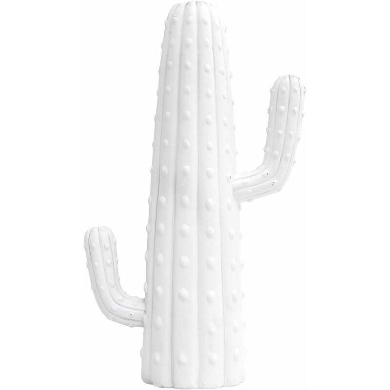 foto del prodotto cactus succulente in stile nordico espositore ornamenti figurine statua decorazione per la casa decorazione per ufficio soggiorno (bianco-f)