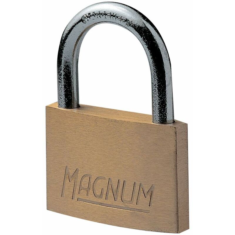 foto del prodotto cad30 magnum piccolo lucchetto in ottone massiccio e chiave master lock